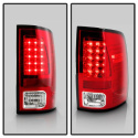 Dodge Ram 1500 13-14 / Ram 2500/3500 13-14 LED Tail Lights - LED Model only ( Not Compatible With Incandescent Model ) - Red Clear Spyder Auto