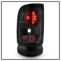 Dodge Ram 1500 94-01 / Ram 2500/3500 94-02 Euro Style Tail Lights - Black Spyder Auto