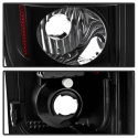 Dodge Ram 1500 94-01 / Ram 2500/3500 94-02 LED Tail Lights - Black Spyder Auto