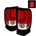 Dodge Ram 1500 94-01 / Ram 2500/3500 94-02 LED Tail Lights - Red Clear Spyder Auto
