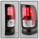 Dodge Ram 1500 94-01 / Ram 2500/3500 94-02 LED Tail Lights - Red Clear Spyder Auto