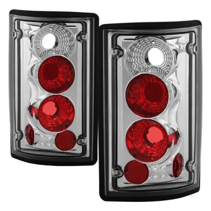 Ford Excursion 00-06 / Econoline Van 150/250/350/450/550 95-06 Euro Style Tail Lights - Chrome Spyder Auto in the group Select car model / Ford / Other models & Engines at DDESIGN Scandinavia AB (ALT-YD-FEC00-C)