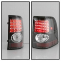 Ford Explorer 4Dr (Except Sport Trac) 02-05 LED Tail Lights - Black Spyder Auto