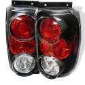 Ford Explorer 95-97 Euro Style Tail Lights - Black Spyder Auto