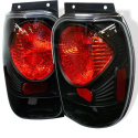 Ford Explorer 98-01 (Except 2001 Sport & Sport Trac) / Mercury Mountaineer 97-01 Euro Style Tail Lights - Black Spyder Auto
