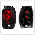 Ford Explorer 98-01 (Except 2001 Sport & Sport Trac) / Mercury Mountaineer 97-01 Euro Style Tail Lights - Black Spyder Auto