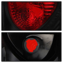Ford Explorer 98-01 (Except 2001 Sport & Sport Trac) / Mercury Mountaineer 97-01 Euro Style Tail Lights - Black Spyder Auto
