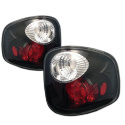 Ford F150 Flareside 01-03 (Not Fit Supercrew) Euro Style Tail Lights - Black Spyder Auto