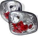 Ford F150 Flareside 01-03 (Not Fit Supercrew) Euro Style Tail Lights - Chrome Spyder Auto