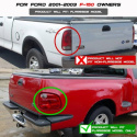 Ford F150 Flareside 01-03 (Not Fit Supercrew) Euro Style Tail Lights - Chrome Spyder Auto