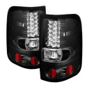 Ford F150 Styleside 04-08 (Not Fit Heritage & SVT) LED Tail Lights - Black Spyder Auto