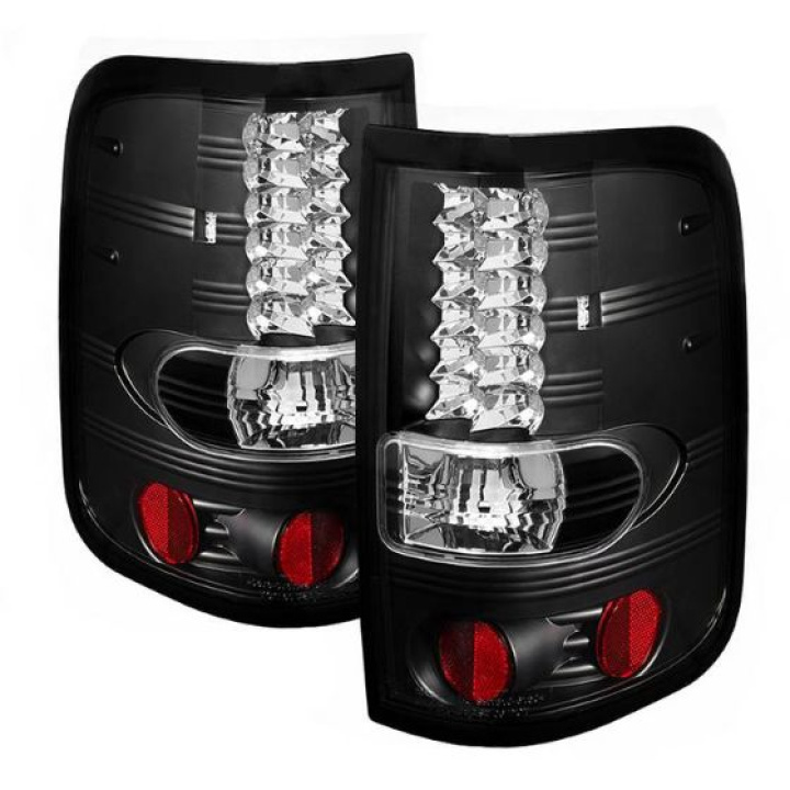 Ford F150 Styleside 04-08 (Not Fit Heritage & SVT) LED Tail Lights - Black Spyder Auto in the group Select car model / Ford / F-150 04-08 / Styling at DDESIGN Scandinavia AB (ALT-YD-FF15004-LED-BK)