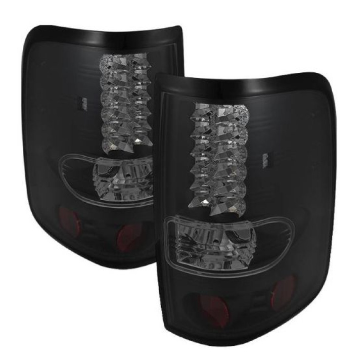 Ford F150 Styleside 04-08 (Not Fit Heritage & SVT) LED Tail Lights - Black Smoke Spyder Auto in the group Select car model / Ford / F-150 04-08 / Styling at DDESIGN Scandinavia AB (ALT-YD-FF15004-LED-BSM)