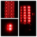 Ford F150 Styleside 04-08 (Not Fit Heritage & SVT) LED Tail Lights - Black Smoke Spyder Auto