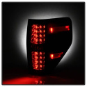 Ford F150 09-14 LED Tail Lights - Black Spyder Auto