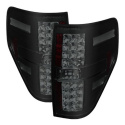 Ford F150 09-14 LED Tail Lights - Black Smoke Spyder Auto