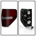 Ford F150 09-14 LED Tail Lights - Red Smoke Spyder Auto
