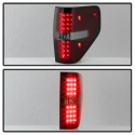Ford F150 09-14 LED Tail Lights - Red Smoke Spyder Auto