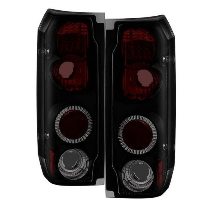 Ford F150 87-96 / Ford Bronco 88-96 Euro Style Tail Lights - Black Smoke Spyder Auto in the group Select car model / Ford / F-150 48-97 at DDESIGN Scandinavia AB (ALT-YD-FF15089-BSM)