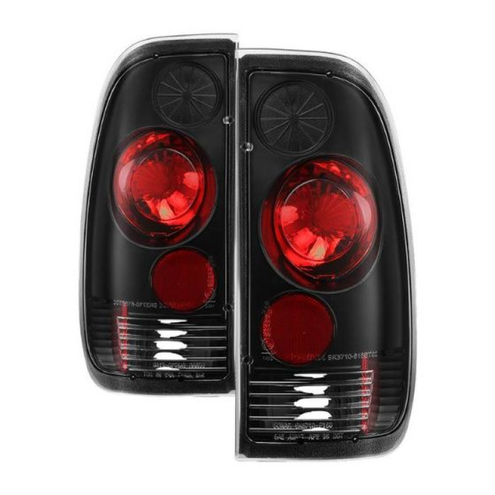 Ford F150 Styleside 97-03 / F250/350/450/550 Super Duty 99-07 Euro Style Tail Lights - Black Spyder Auto in the group Select car model / Ford / F-250 - F-350 00-07 / Styling at DDESIGN Scandinavia AB (ALT-YD-FF15097-BK)