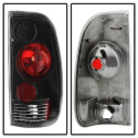 Ford F150 Styleside 97-03 / F250/350/450/550 Super Duty 99-07 Euro Style Tail Lights - Black Spyder Auto