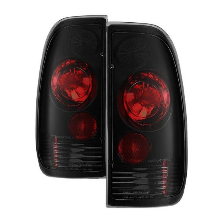 Ford F150 Styleside 97-03 / F250/350/450/550 Super Duty 99-07 Euro Style Tail Lights - Black Smoke Spyder Auto in the group Select car model / Ford / F-250 - F-350 00-07 / Styling at DDESIGN Scandinavia AB (ALT-YD-FF15097-BSM)