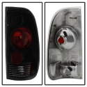 Ford F150 Styleside 97-03 / F250/350/450/550 Super Duty 99-07 Euro Style Tail Lights - Black Smoke Spyder Auto