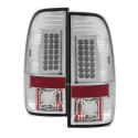 Ford F150 Styleside 97-03 / F250/350/450/550 Super Duty 99-07 LED Tail Lights - Chrome Spyder Auto