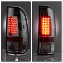 Ford F150 Styleside 97-03 / F250/350/450/550 Super Duty 99-07 LED Tail Lights - Chrome Spyder Auto