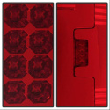 Ford F150 Styleside 97-03 / F250/350/450/550 Super Duty 99-07 LED Tail Lights - Red Clear Spyder Auto