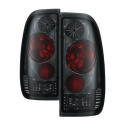 Ford F150 Styleside 97-03 / F250/350/450/550 Super Duty 99-07 Euro Style Tail Lights - Smoke Spyder Auto