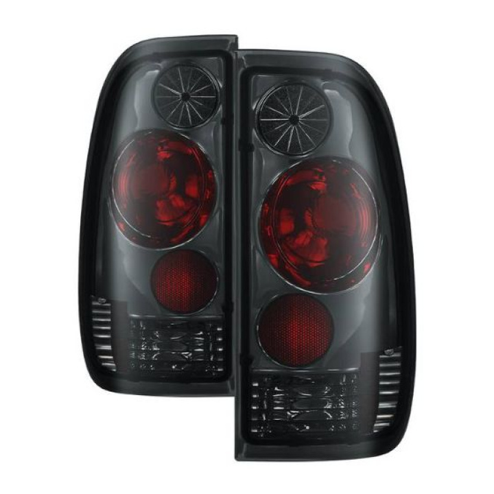 Ford F150 Styleside 97-03 / F250/350/450/550 Super Duty 99-07 Euro Style Tail Lights - Smoke Spyder Auto in the group Select car model / Ford / F-250 - F-350 00-07 / Styling at DDESIGN Scandinavia AB (ALT-YD-FF15097-SM)