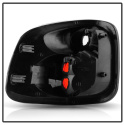 Ford F150 Flareside 97-03 Euro Style Tail Lights - Black Spyder Auto