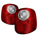 Ford F150 Flareside 97-03 LED Tail Lights - Red Clear Spyder Auto