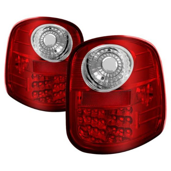 Ford F150 Flareside 97-03 LED Tail Lights - Red Clear Spyder Auto in the group Select car model / Ford / F-150 97-04 / Styling at DDESIGN Scandinavia AB (ALT-YD-FF15097FS-LED-RC)