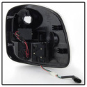 Ford F150 Flareside 97-03 LED Tail Lights - Red Clear Spyder Auto