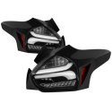 Ford Focus 15-17 Sequential LED Indicator LED Reverse LED Tail Lights - Black Spyder Auto