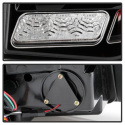 Ford Mustang 2010-2012 Light Bar Sequential Turn Signal LED Tail Lights - Black Spyder Auto Spyder Auto