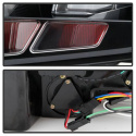 Ford Mustang 2010-2012 Light Bar Sequential Turn Signal LED Tail Lights - Black Spyder Auto Spyder Auto