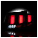 Ford Mustang 2010-2012 Light Bar Sequential Turn Signal LED Tail Lights - Smoke Spyder Auto Spyder Auto