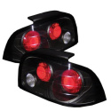 Ford Mustang 96-98 Euro Style Tail Lights - Black Spyder Auto