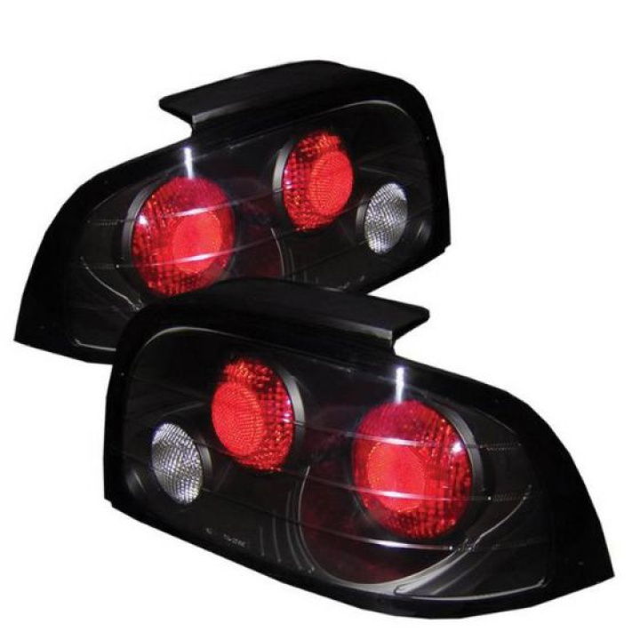 Ford Mustang 96-98 Euro Style Tail Lights - Black Spyder Auto in the group Select car model at DDESIGN Scandinavia AB (ALT-YD-FM96-BK)