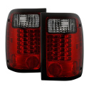 Ford Ranger 01-05 LED Tail Lights - Red Smoke Spyder Auto