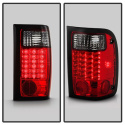 Ford Ranger 01-05 LED Tail Lights - Red Smoke Spyder Auto