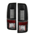 Ford Super Duty 08-15 LED Tail Lights - Black Spyder Auto