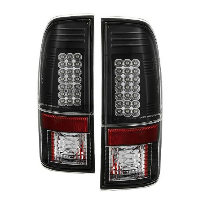 Ford Super Duty 08-15 LED Tail Lights - Black Spyder Auto in the group Select car model / Ford / Other models & Engines at DDESIGN Scandinavia AB (ALT-YD-FS07-LED-BK)