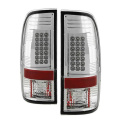 Ford Super Duty 08-15 LED Tail Lights - Chrome Spyder Auto