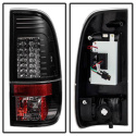Ford Super Duty 08-15 Version 2 LED Tail Lights - Black Spyder Auto