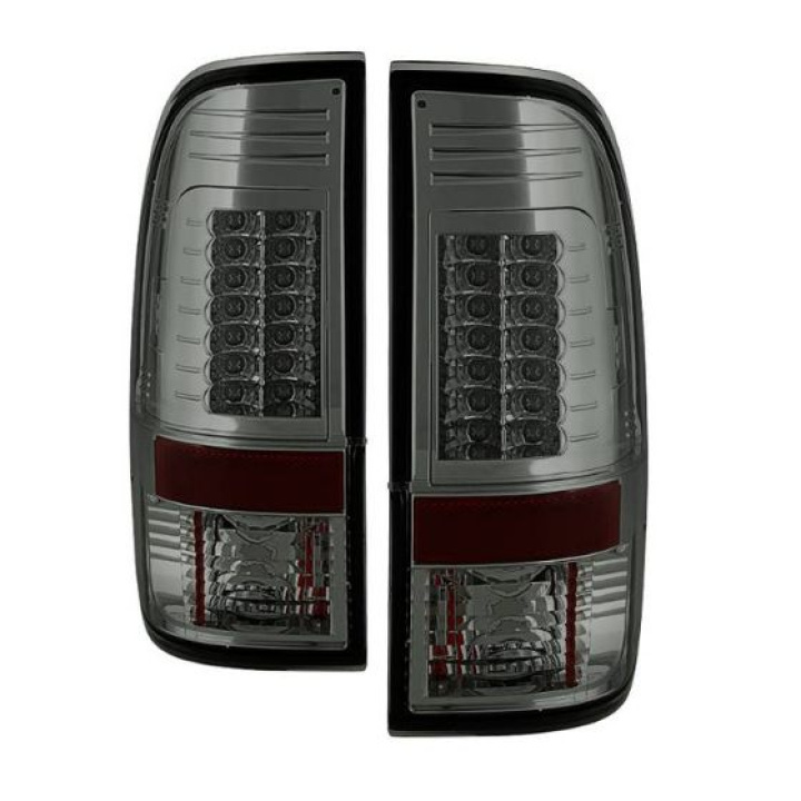Ford Super Duty 08-15 Version 2 LED Tail Lights - Smoke Spyder Auto in the group Select car model / Ford / Other models & Engines at DDESIGN Scandinavia AB (ALT-YD-FS07-LED-G2-SM)