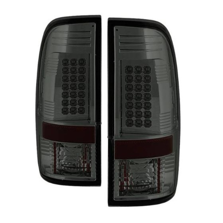 Ford Super Duty 08-15 LED Tail Lights - Smoke Spyder Auto in the group Select car model / Ford / Other models & Engines at DDESIGN Scandinavia AB (ALT-YD-FS07-LED-SM)